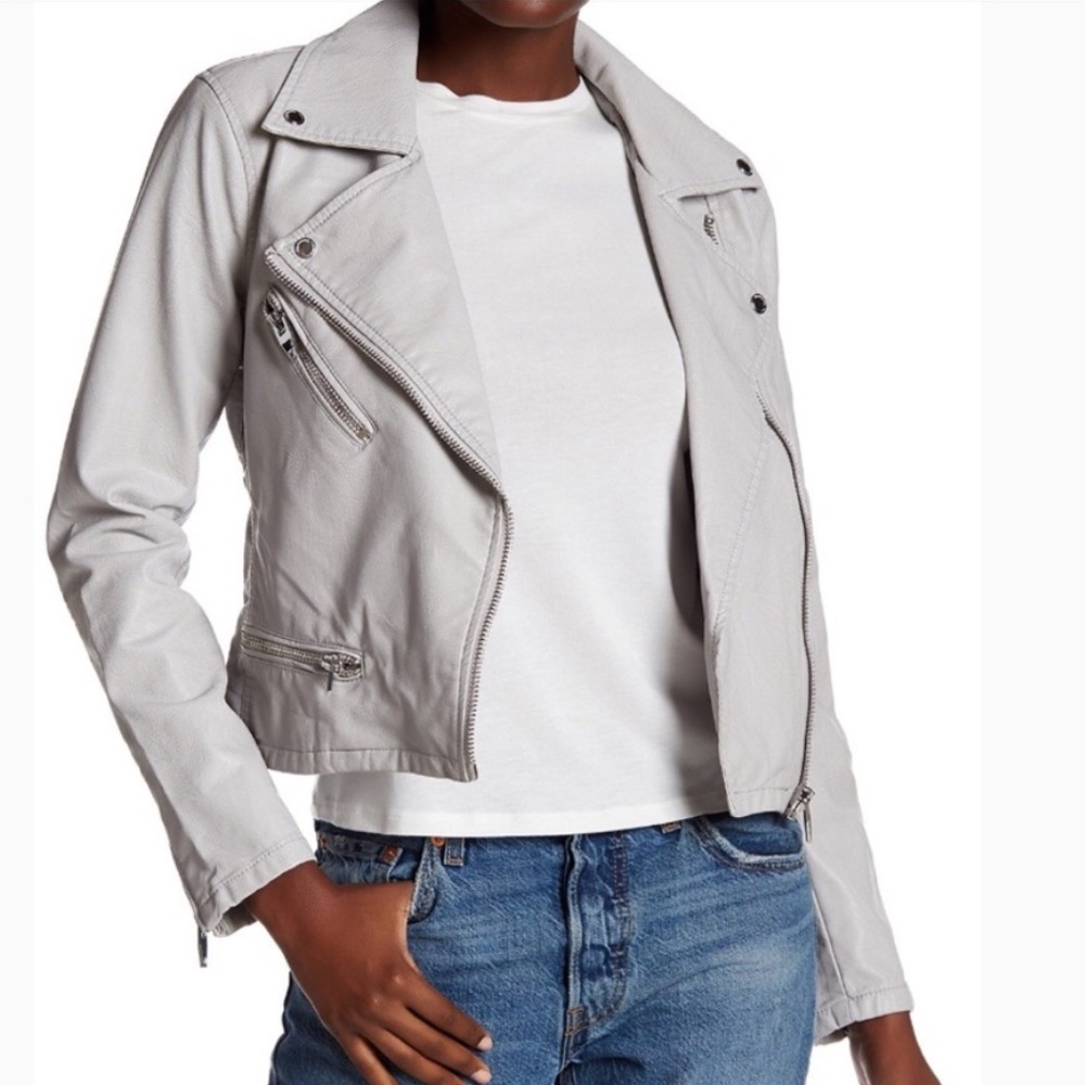 Blank NYC Faux Leather Biker Jacket